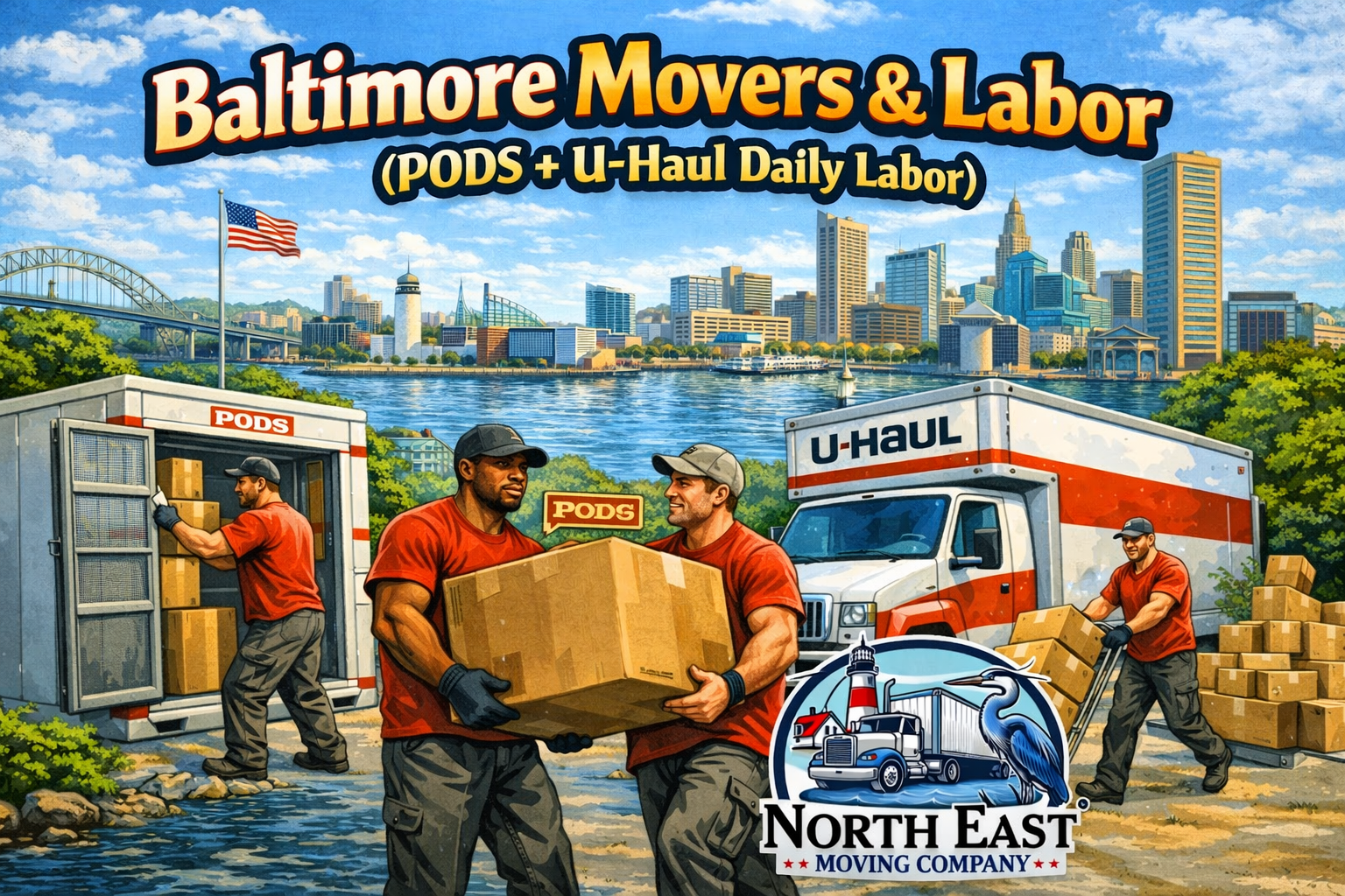 Baltimore MD moving co logo